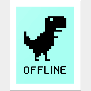 Offline dinosaur Posters and Art